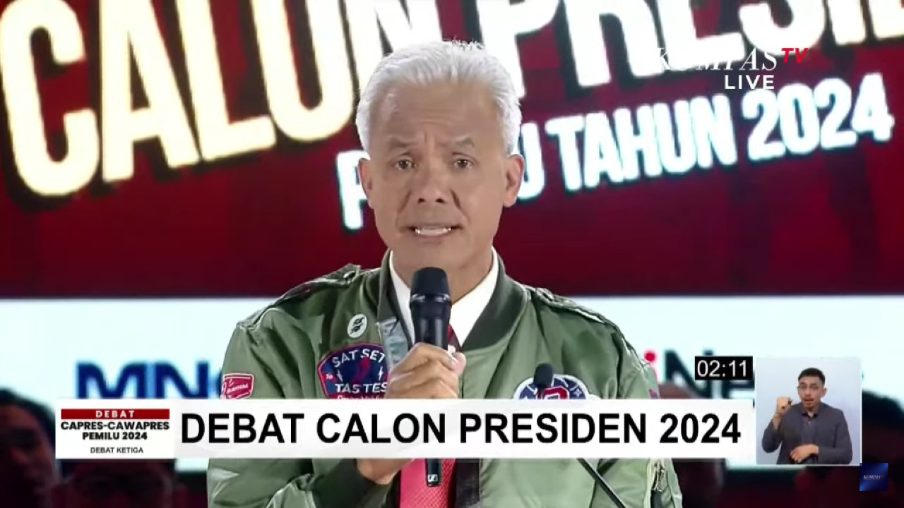 Debat Ketiga Capres, Ganjar Mengedepankan Kepentingan Nasional