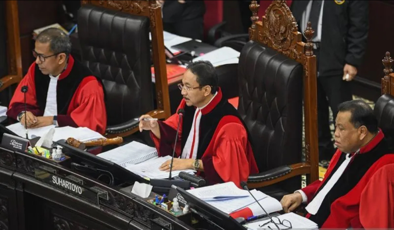 Ketua MK Suhartoyo Pimpin Sidang Putusan Pilpres 2024