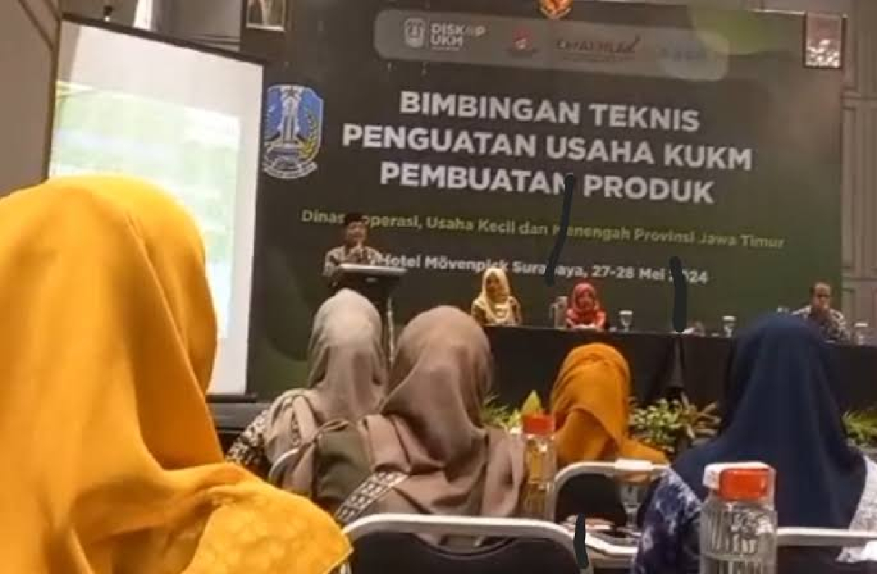 Waduh, Agenda Bimtek Dinkop UKM Jatim Jadi Ajang Kampanye Dukung Cagub!