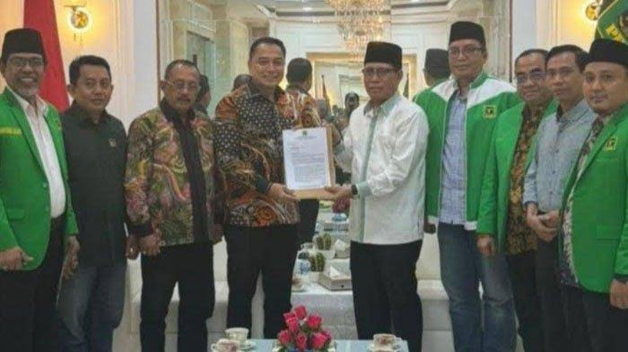 PPP Resmi Serahkan Rekomendasi untuk Eri-Armuji di Pilwali Surabaya
