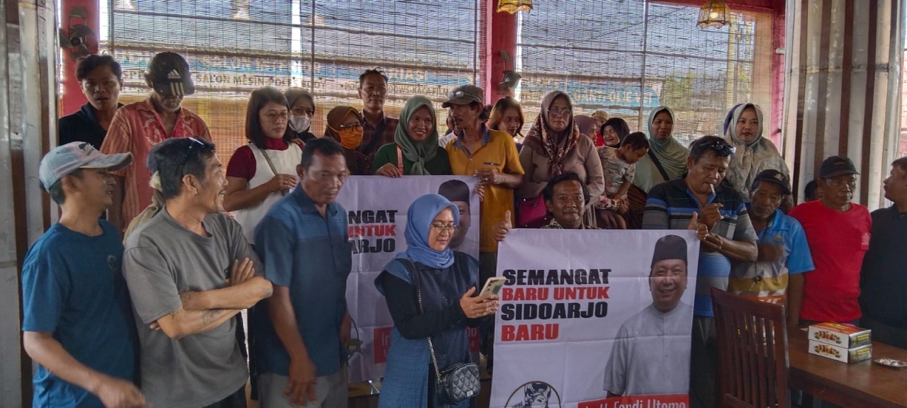 Relawan Srikandi Gibran Jaya Dukung Fandi Utomo di Pilbup Sidoarjo