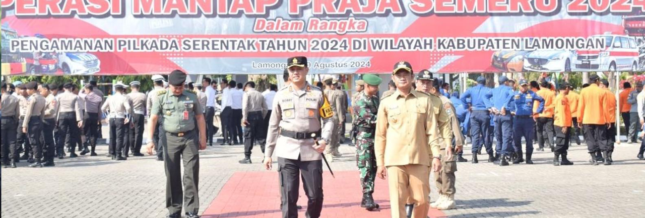 1395 Personel yang Tergabung dalam Praja Semeru 2024 Siap Amankan Pilkada!