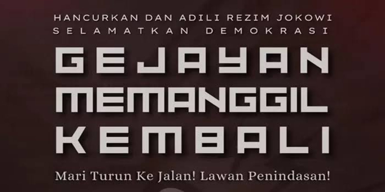 Gejayan Memanggil, Dukung Putusan MK dan Akan Demo Besar Hari Ini!