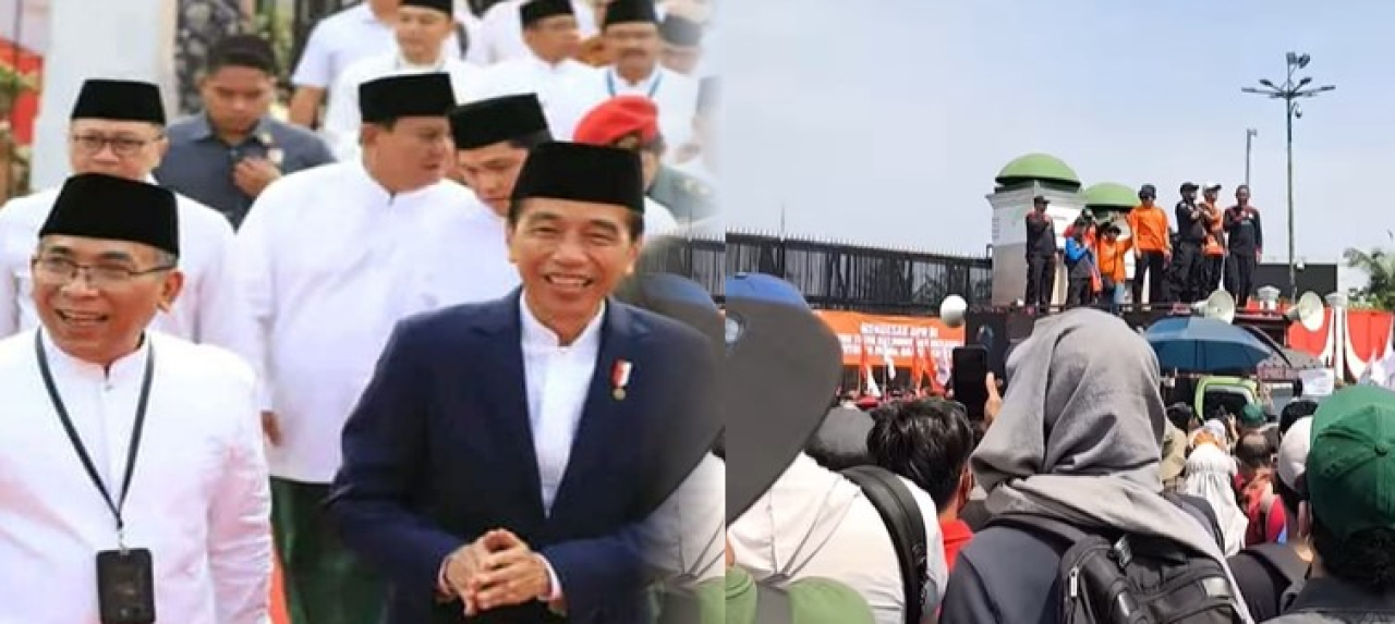 Massa Demonstrasi, PBNU Temui Jokowi Singgung Perkara Tambang