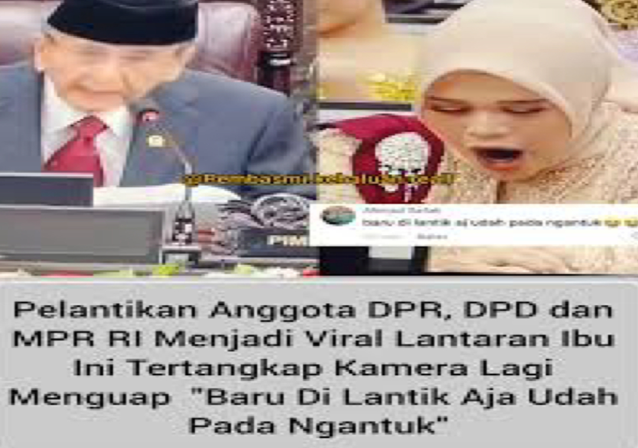 Anggota Parlemen yang Terhormat Perlu Tahu Perkembangan Zaman