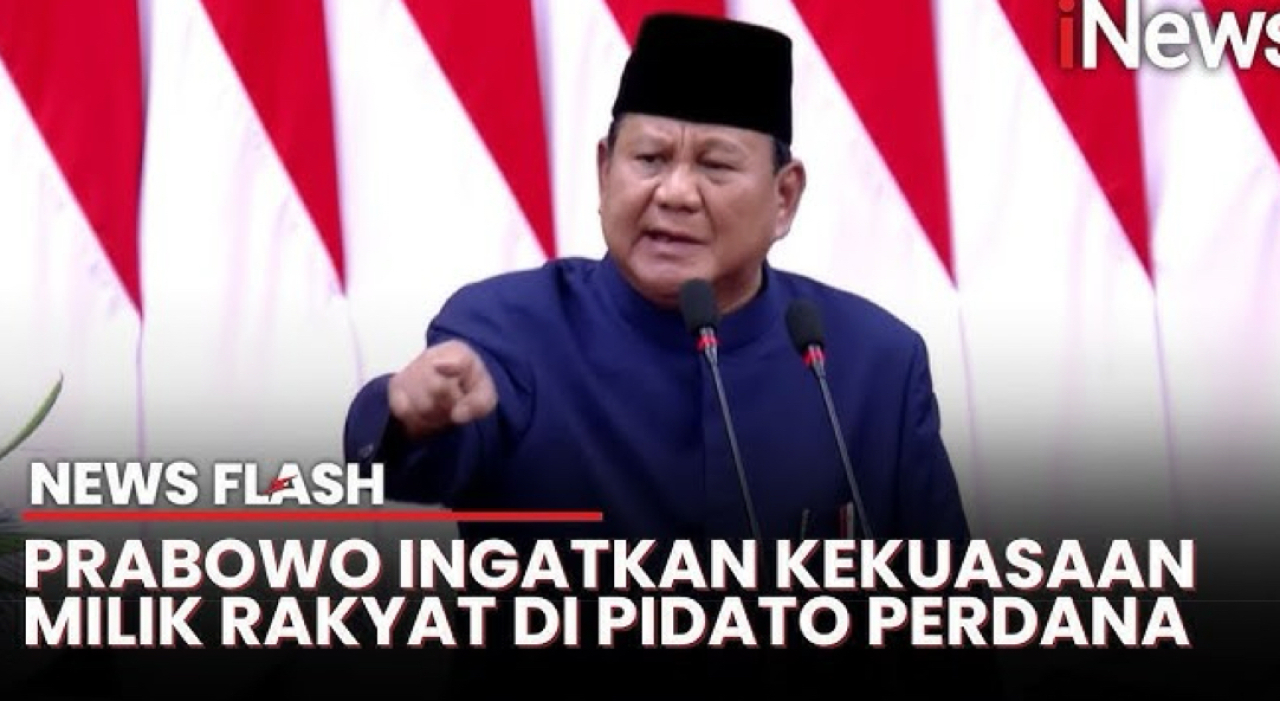 Prabowo: Pekerjaan Kita Untuk Rakyat, Bukan Untuk Kerabat!