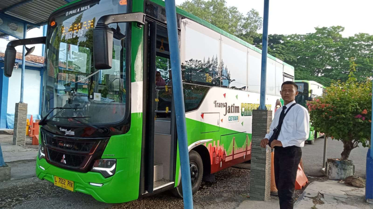 Bus Trans Jatim Rute Bangkalan-Surabaya Kembali Alami Kejadian Tak Menyenangkan