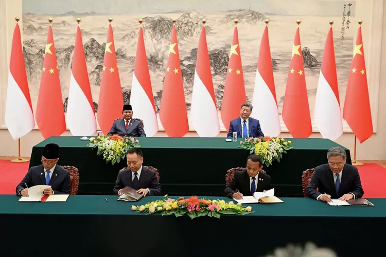 Indonesia-China Tandatangani MoU Kerja Sama Mineral Hijau dan Sumber Daya Alam