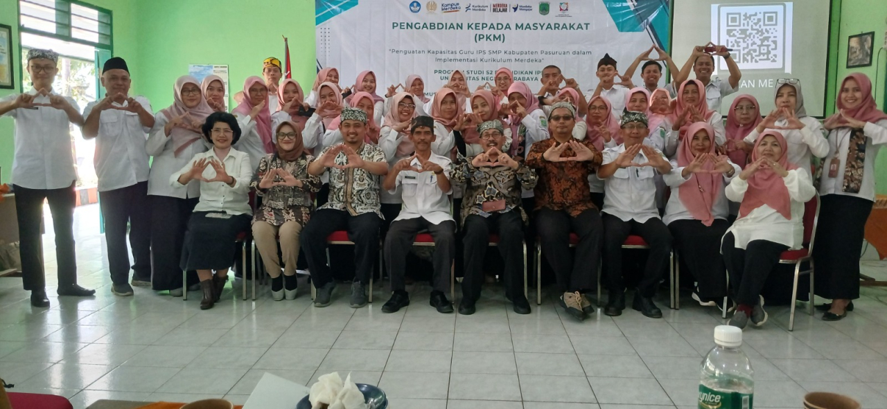 Unesa Perkuat Implementasi Kurikulum Merdeka bagi Guru IPS Se- Kabupaten Pasuruan