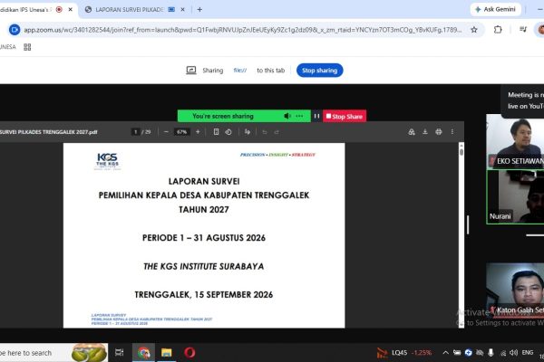 Sosiolog Unesa Inisiasi Webinar Demokrasi Desa